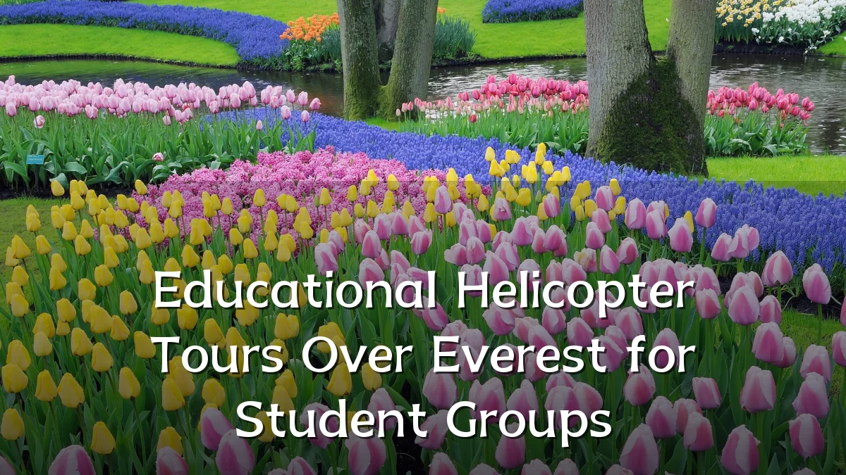 Educational Helicopter Tours Over Everest for Student Groups