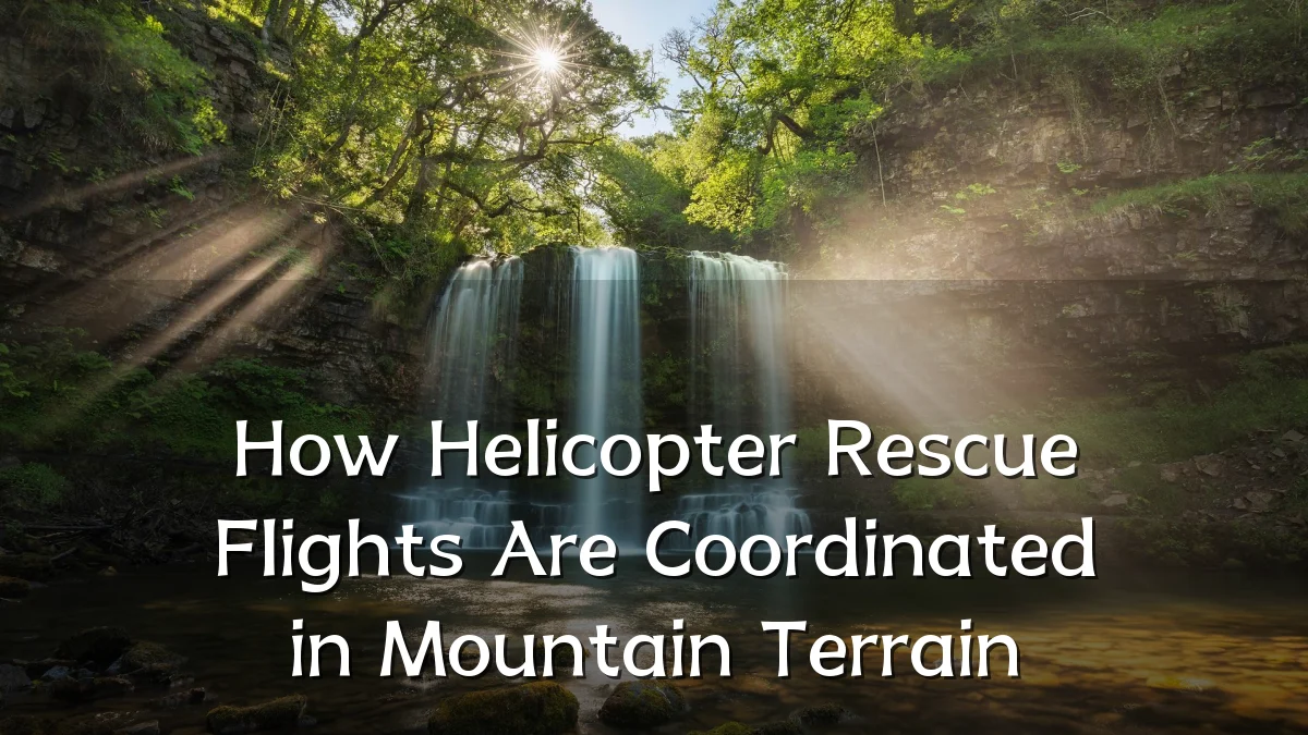 How Helicopter Rescue Flights Are Coordinated in Mountain Terrain