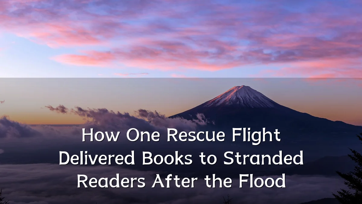 How One Rescue Flight Delivered Books to Stranded Readers After the Flood
