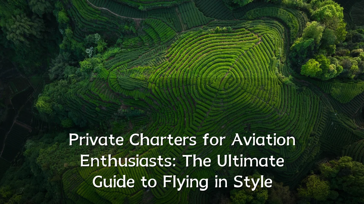 Private Charters for Aviation Enthusiasts: The Ultimate Guide to Flying in Style