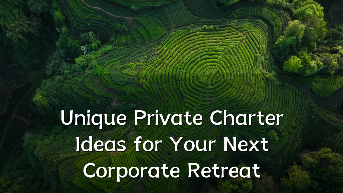 Unique Private Charter Ideas for Your Next Corporate Retreat