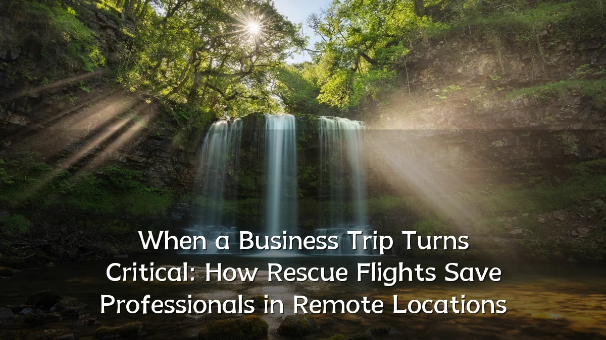 When a Business Trip Turns Critical: How Rescue Flights Save Professionals in Remote Locations