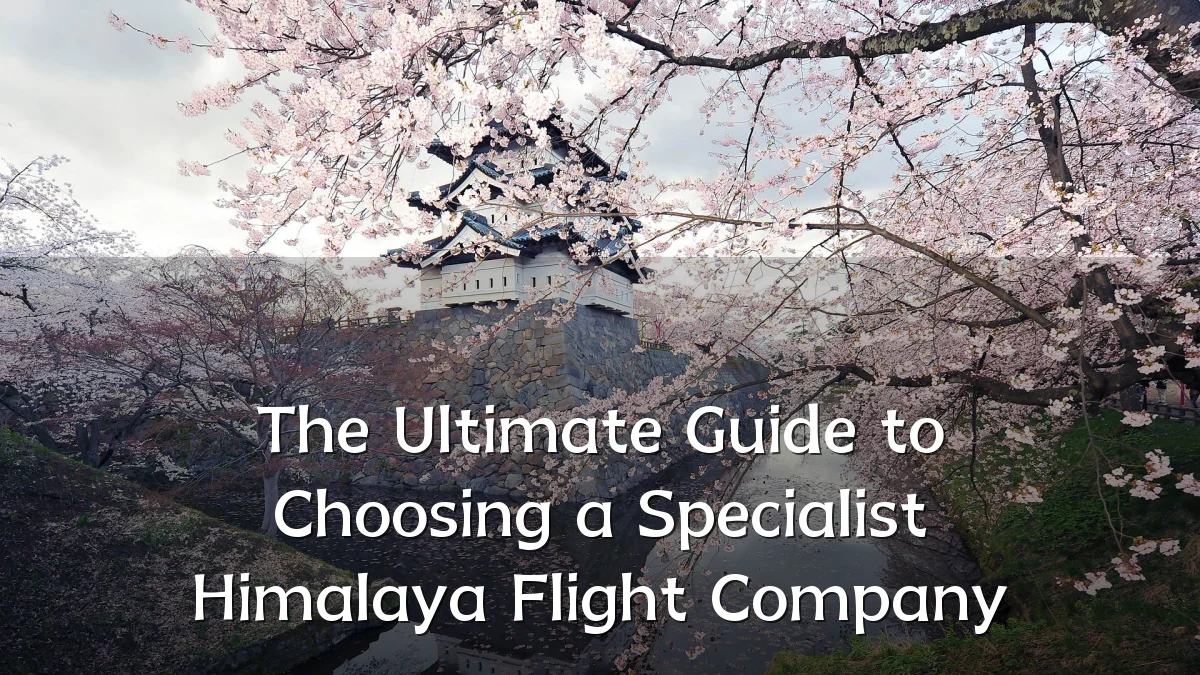 The Ultimate Guide to Choosing a Specialist Himalaya Flight Company